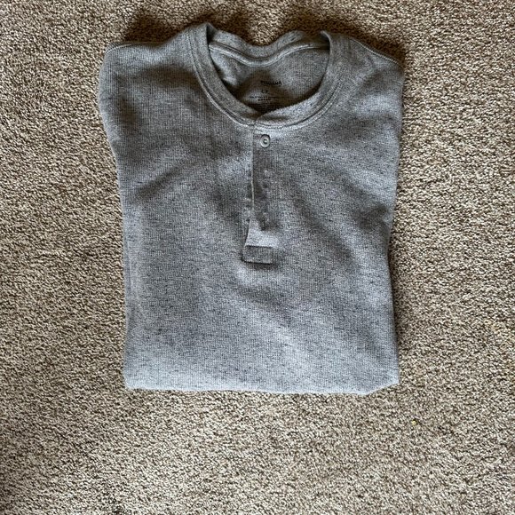 MENS LONG SLEEVE SONOMA THERMAL HENLEY SIZE LT  #627 - Picture 1 of 1